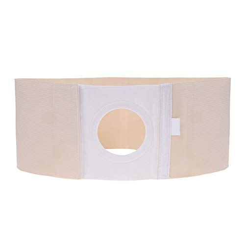 01 Ostomía Abdominal Brace Cinturón de ostomía médico Abdominal Support Stoma Brace Beige(M)