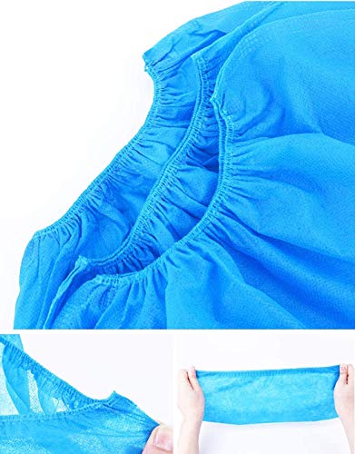 100 unidades (50pares) fundas de zapatos desechables， fundas desechables para zapatos y botas para el hogar en interiores y actividades al aire libre, proteger su hogar, pisos y zapatos