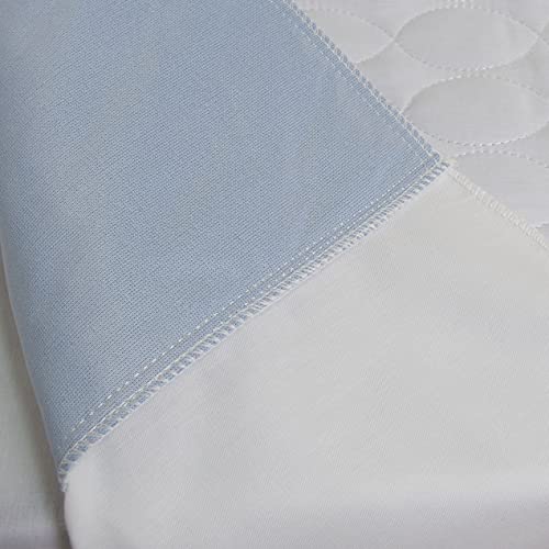 10XDIEZ Empapador Protector de Cama 4 Capas (Blanco) - Cubre Colchón Lavable