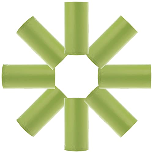 120 Bolsas caca perro Biodegradables Perfumadas,Bolsas Biodegradables Perfumadas para Excrementos perros,gatos, mascotas. Fuertes, Resistente a Fugas, Perfumada.(color verde)