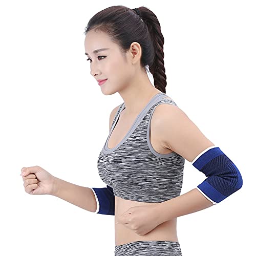 2 x Banda elástica para codo, codera de compresión manguito, alivio para inflamaciones, soporte codo, ideal para deportes