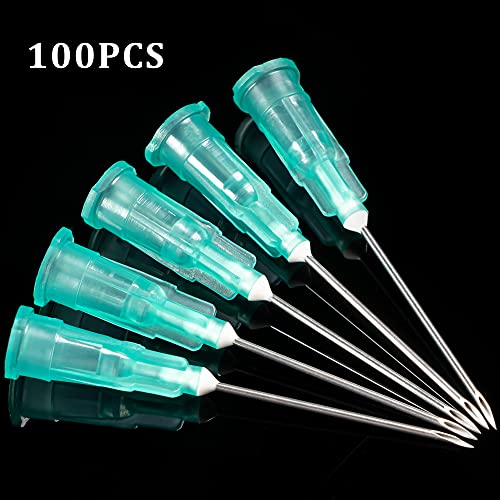 21G x 1 inch (0,80 x 25 mm)Tubo de acero inoxidable, , 100 unidades por paquete