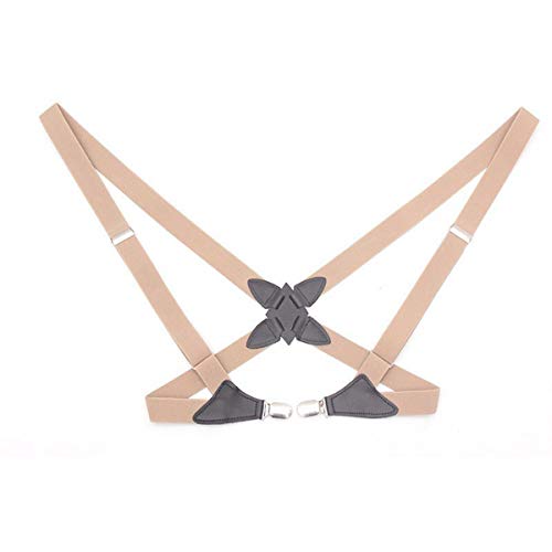 2.5cm Ancho Tirantes ortopédica pistolera Suspender Postura 2 Clip-On Tirantes Tirantes para Mens Male 6