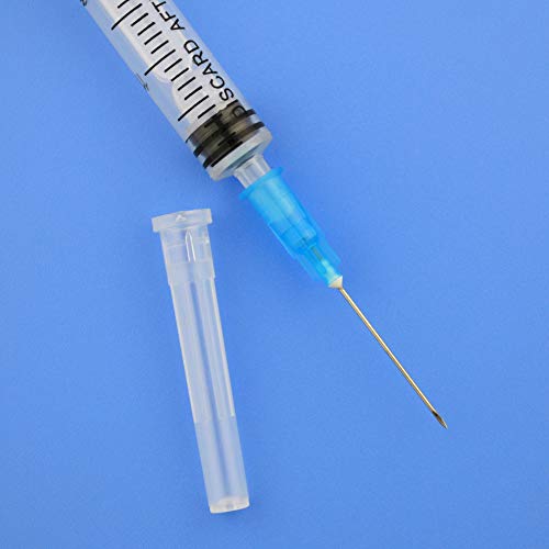 2ml-100Pcs Jeringa estéril con 23G aguja, inyección no humana (2ml-100Pcs)