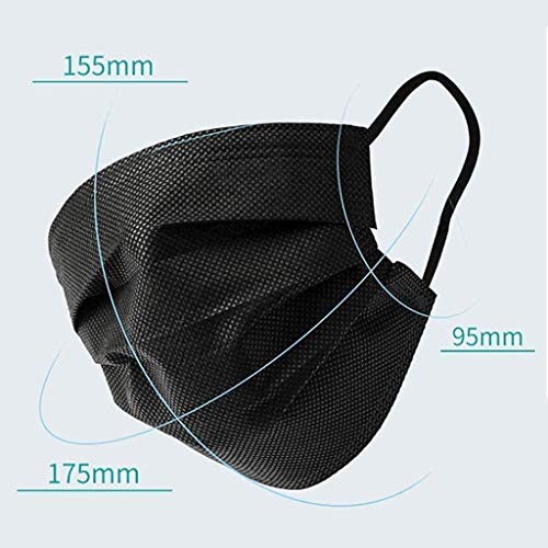 4 capas de filtrado, negro, cómodo y transpirable para exteriores e interiores
