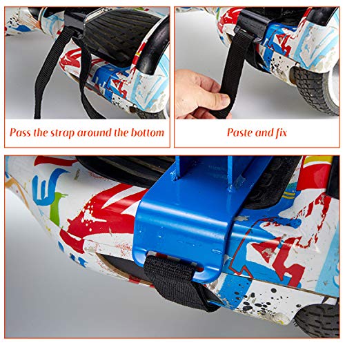 4 Piezas Correas Ajustables de Hoverboard Cable de Hoverboard de Sujeción de Gancho y Bucle Correas de Reemplazo de Hoverboard para Accesorios de Kart Scooter de Auto Equilibrio