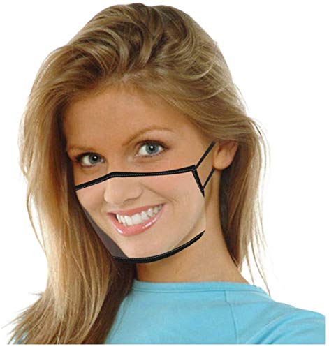5 Piezas de protección Facial Abierta protección Facial de Seguridad Visera de plástico Media Cara plástico protección Facial Salpicaduras Visera Protectora antisaliva