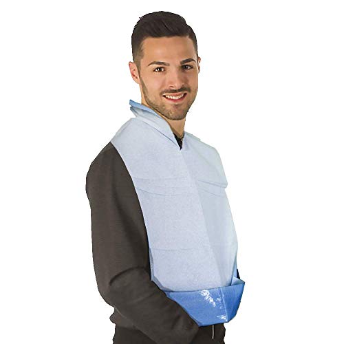 900 Baberos Desechables En Celulosa Y Polietileno Con Bolsas De Recolección Absorbentes E Impermeables