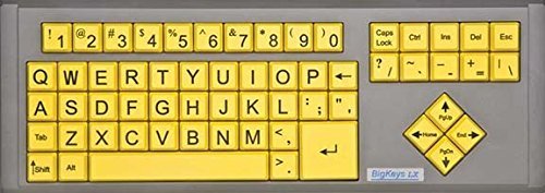 AbleNet 12000012 Bigkeys Lx, Yellow, Qwerty by Ablenet