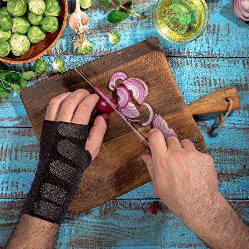 Actesso Muñequera Stomatex - Ideal para Túnel Carpiano, Esguinces y Tendinitis. Hombres y Mujeres (Pequeña, Izquierda)
