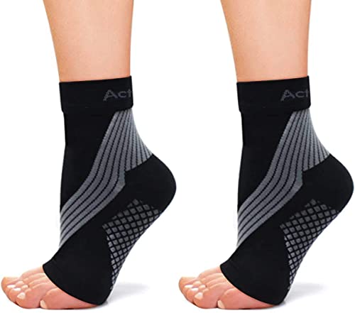 ActivSocks Calcetines de Compresión Graduada | Tratamiento para Fascitis Plantar de Aquiles | Medias Terapéuticas | Ideal por Deportivos e Caminar PAR | (M: EU 41-42)