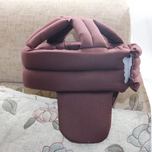 ADES Sombrero Protector para La Cabeza para Ancianos, ProteccióN contra La Cabeza Anti-CaíDa Gorro Antichoque，Transpirable De Esponja Tapa De ProteccióN contra El OíDo 1028