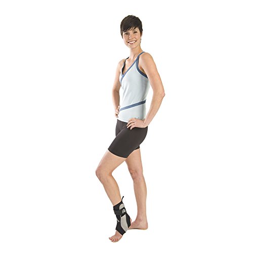 AIRCAST Tobillera A60, Ligera, Soporte para pies, protección, Evita Lesiones, protección, estabilizador, no voluminoso, esguince, hinchado, Roto, Alivio del Dolor, Deportes, Gimnasio, Fitness, Correr