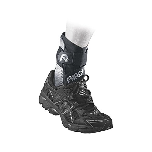 AIRCAST Tobillera A60, Ligera, Soporte para pies, protección, Evita Lesiones, protección, estabilizador, no voluminoso, esguince, hinchado, Roto, Alivio del Dolor, Deportes, Gimnasio, Fitness, Correr
