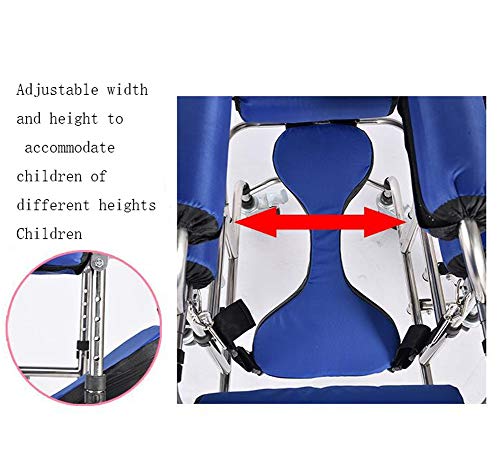 Ajustable De La Silla De Ruedas Infantil Portátil, Andador Andador Permanente, Niño De Pie Marco De La Parálisis Cerebral Hemiplejía Entrenamiento De Miembros Inferiores Bipedestador Andador Andador C