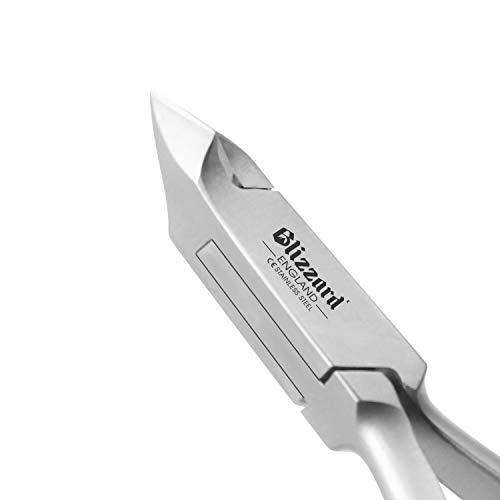 Alicate Cutícula Blizzard - Pinza Cutícula 12 cm, Superpuesto 5mm - Acero Inoxidable Forjado Alemán - Manicura y Podología Profesional