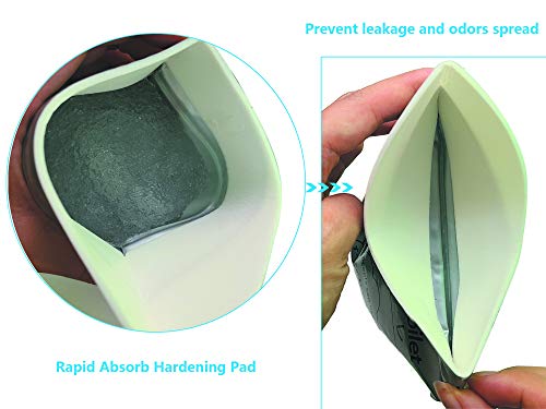 Alled Bolsas de Orina Desechables 700 ml, Bolsas de Orina para Camping, Viajes, al Aire Libre, Urinario, Atasco, de Emergencia, Portátil, Bolsa de Orinal, de Gel para Hombres, Mujeres, Niños
