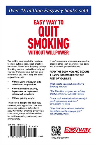 Allen Carr's Easy Way to Quit Smoking Without Willpower - Incudes Quit Vaping: The Best-Selling Quit Smoking Method Updated for the 21st Century