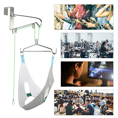 ALLWIN Dispositivo De Tracción Cervical Estiramiento En El Hogar Médico Colgante Espondilosis Cervical Dispositivo De Corrección De Cuello Marco De Tracción De Ortesis