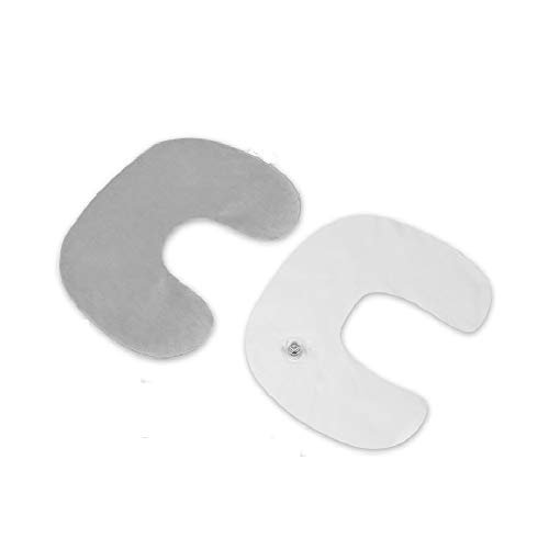 Almohada de Viaje Inflable, Almohada de avión para el Cuello - Almohadas compactas portátiles de Apoyo para la Cabeza y el Cuello en Vuelo, Cojín de reposacabezas pequeño en Forma de U