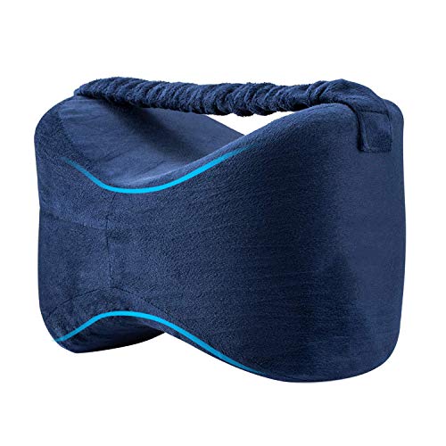 Almohadas para piernas con Correa, Almohadas para Dormir con de Memoria para durmientes de Lado, Almohada para la Rodilla para el Embarazo Pierna Cadera