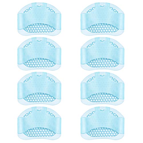 Almohadillas Metatarsianas Plantillas Metatarsianas Almohadillas de Gel Duraderas Almohadillas Metatarsianas para Antepié Gel Transpirable y Suave Almohadillas Azul Transparente 8 Piezas