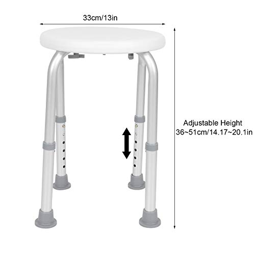 Alvinlite Silla de baño Ajustable en Altura, Asiento de Ducha para Personas Mayores, discapacitados, discapacitados, quienes están en casa después de la cirugía