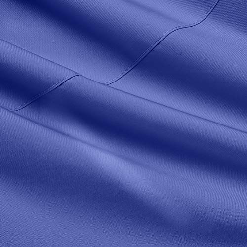 Amazon Basics Everyday - Sábana encimera (100% algodón), 180 x 260 cm - Azul marino