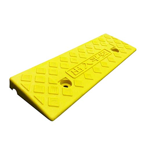 AMSXNOO Rampa de Carga, Rampas De Bordillo De Plástico Antideslizantes Portátiles Rampas De Umbral Ligeras para Coche, Scooter Caravana Silla De Ruedas Acera Bicicleta Motocicleta