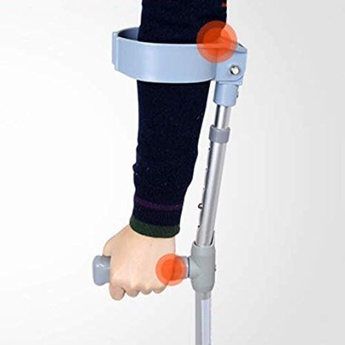 Andador con Ruedas, muletas, Ancianos Discapacitados Discapacitados Adultos Caminantes Plegables Antebrazo Muletas Patas de Apoyo para piernas después de una lesión o cirugía