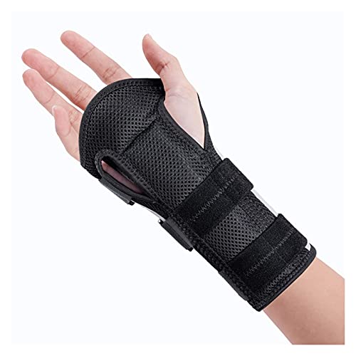 Aparcamiento de la muñeca del túnel del carpo de la noche - Cama de recuperación de la recuperación de soporte, un estabilizador de férula de aluminio para la artritis, dolor de la muñeca, RSI, Tendon