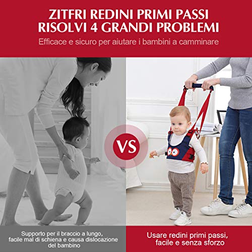 Arnés de Seguridad Arnes Bebe para Caminar Primeros Pasos, Tirantes Andador Chaleco Respirable Niños Bebé Aprender Caminar, Correa Ajustable Con Hebilla de seguridad Arneses para Protección Bebés