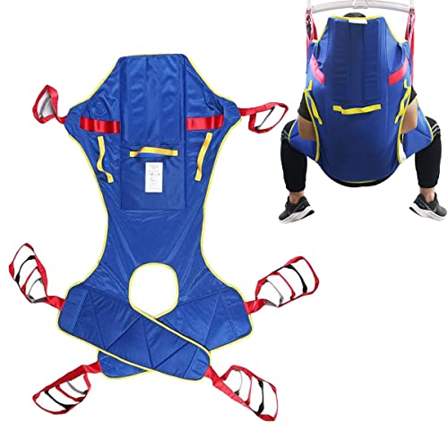 Arnes Gruas Para Discapacitados Personas Mayores,Cinturón Transferencia Ayudas Dinámicas Arnés Con Soporte Para La Cabeza,Seguro Y Sin Esfuerzo,para Enfermería,Anciano,Discapacitado,L(below300kg)