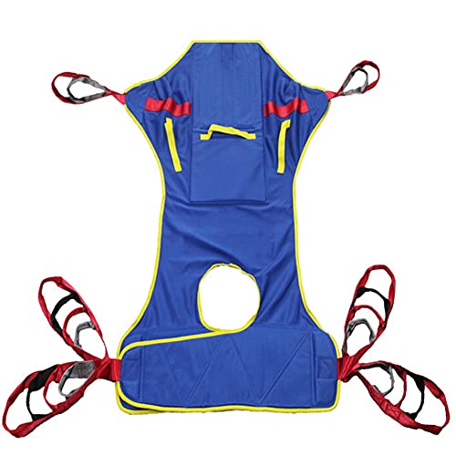 ASD321 Cinturón de Transferencia, Arnés Elevación Paciente Cuerpo Completo, Grúa de Paciente, Paciente Cinturón De Transferencia para Bariátrico, Enfermería,Anciano, Discapacitado, Postrado En Cama