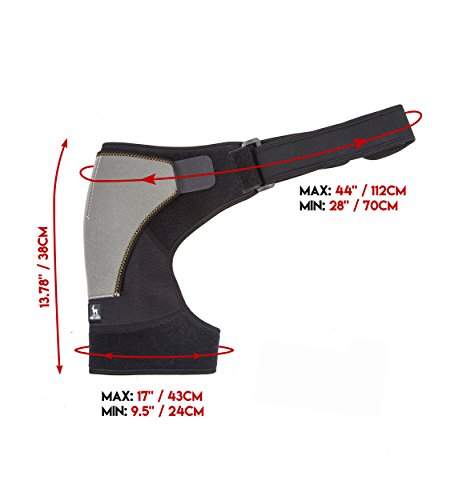 Astorn Shoulder Support, Articulación y tendinitis | Soporte para el hombro para aliviar el dolor y prevenir lesiones | Almohadilla de hombro de compresión en frío para hombres y mujeres