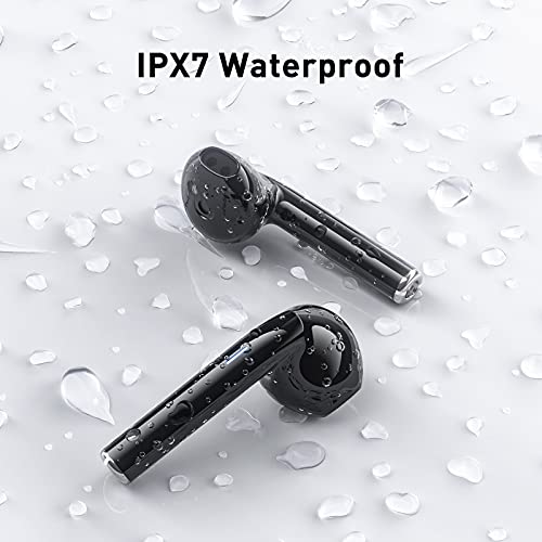 Auriculares Inalámbricos, IPX7 Auriculares Bluetooth 5.1, Auriculares Inalámbricos Estéreo De Alta Fidelidad con Control Táctil, con Caja De Carga Rápida Puede Jugar Durante 40 Horas