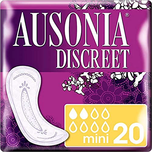 Ausonia Discreet - Compresas para pérdidas de orina mini para vejigas hiperactivas x 20