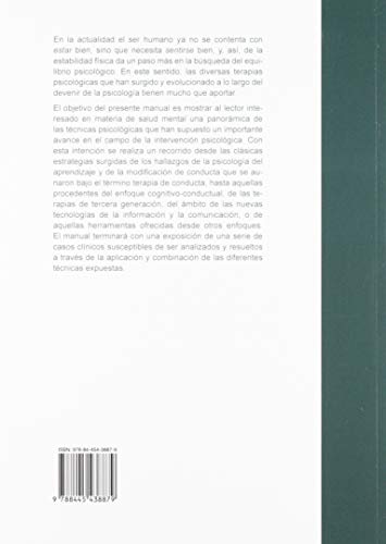 Avances En Técnicas De Intervención Psicológica
