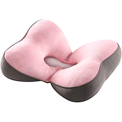 BAIHAO Cojín de Asiento de Donut de algodón con Memoria, Bonito cojín para la Cadera, cojín para el Culo, cojín Transpirable para Mujeres Embarazadas, Oficina en casa