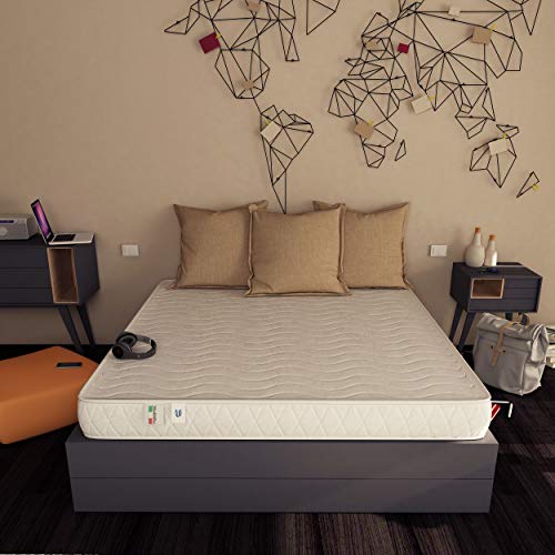 Baldiflex Colchón de Espuma Easy Altura 18 cm Tejido Algodón ortopédico, 140 x 190 cm