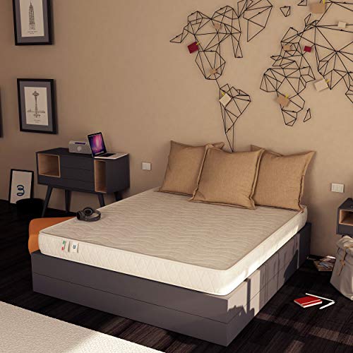 Baldiflex Colchón de Espuma Easy Altura 18 cm Tejido Algodón ortopédico, 140 x 190 cm