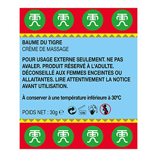Bálsamo De Tigre 30g Rojo Super Fuerza Alivio De Dolor Crema Tailandia Tiger Balm
