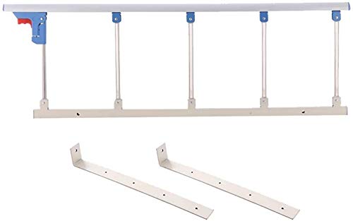 Barandilla de seguridad para cama con protector de cabecera, manija de asistencia hospitalaria plegable para discapacitados, barra de parachoques de agarre de acero inoxidable portátil para adultos m