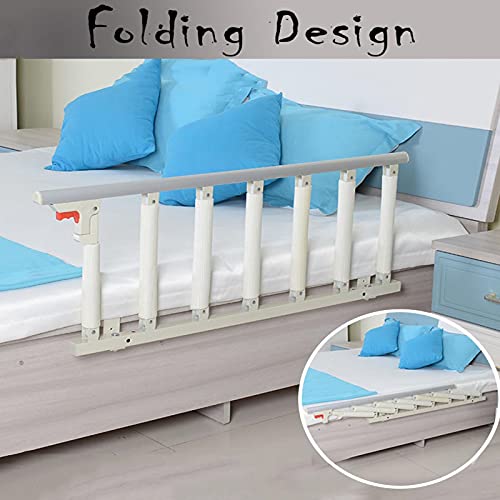Barandillas Cama, Dispositivos Asistencia Médica Discapacitados, Cama Plegable Guardia Lateral Seguridad, Barandillas Acero Con Almohadilla Espuma Para Ancianos Ancianos Adultos Niños, 7 Verticales