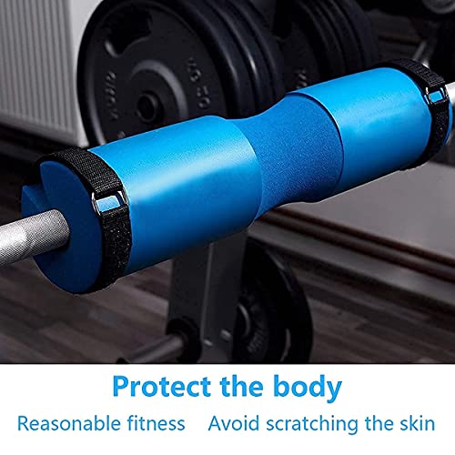 Barbell Squat Pad, Quesuc Almohadilla Barra Protector, Suave y Resistente al Desgaste, Aumenta la Fuerza de Amortiguación Ideal para Sentadillas, Estocadas, Empujes de Cadera y Levantamiento de Pesas