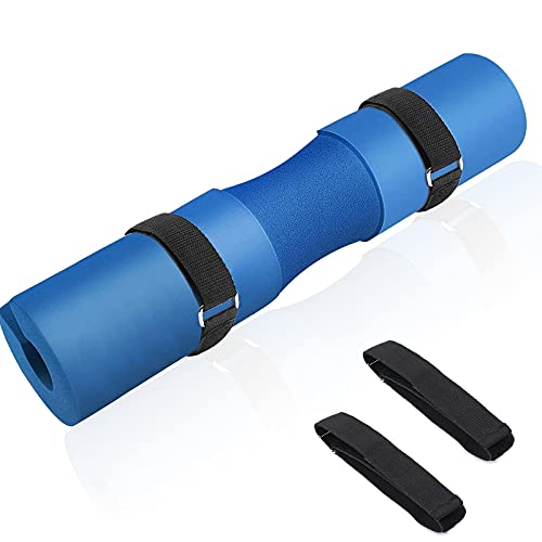 Barbell Squat Pad, Quesuc Almohadilla Barra Protector, Suave y Resistente al Desgaste, Aumenta la Fuerza de Amortiguación Ideal para Sentadillas, Estocadas, Empujes de Cadera y Levantamiento de Pesas
