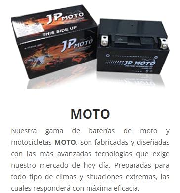 Batería Moto YTX4L-BS AGM 12 V 3 Ah CCA/-18º 50 Amp