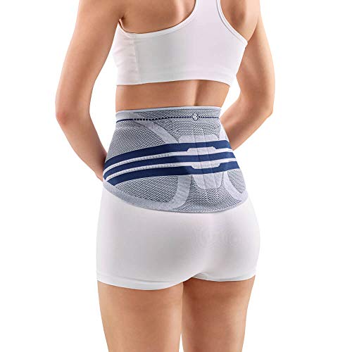 BAUERFEIND Faja Lumbar LumboTrain Lady para el Alivio, Estabilización y Activación de la Columna en la Región Lumbar, Cinturón contra el Dolor de Espalda, Vendaje para uso Diario, titan