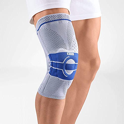 Bauerfeind GenuTrain A3, Vendaje de Rodilla, Izquierdo, Gris, Talla 1