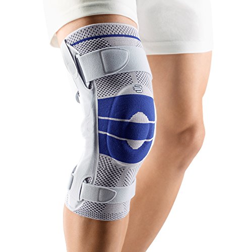 Bauerfeind GenuTrain S Vendaje de Rodilla, Derecho, Gris (Titán), Talla 3